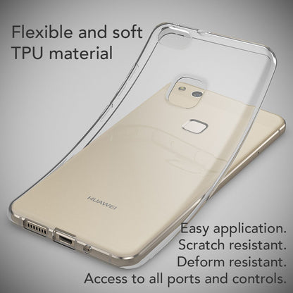 NALIA Handyhülle kompatibel mit Huawei P10 Lite, Motiv Design Slim Silikon Case Cover, Crystal Schutzhülle Handy-Tasche Dünn, Muster Backcover Skin Smart-Phone Hülle