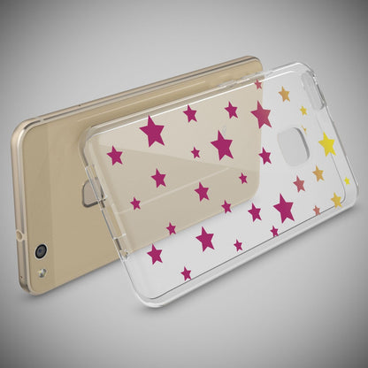 NALIA Handyhülle kompatibel mit Huawei P10 Lite, Motiv Design Slim Silikon Case Cover, Crystal Schutzhülle Handy-Tasche Dünn, Muster Backcover Skin Smart-Phone Hülle