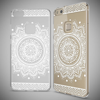 NALIA Handyhülle kompatibel mit Huawei P10 Lite, Motiv Design Slim Silikon Case Cover, Crystal Schutzhülle Handy-Tasche Dünn, Muster Backcover Skin Smart-Phone Hülle