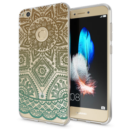 NALIA Handyhülle kompatibel mit Huawei P8 Lite 2017, Motiv Design Slim Silikon Case Cover, Crystal Schutzhülle Handy-Tasche Dünn, Muster Etui Backcover Smart-Phone Hülle