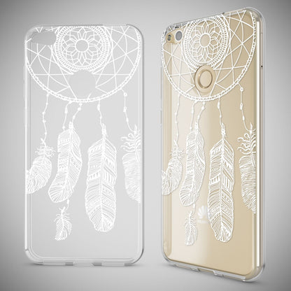 NALIA Handyhülle kompatibel mit Huawei P8 Lite 2017, Motiv Design Slim Silikon Case Cover, Crystal Schutzhülle Handy-Tasche Dünn, Muster Etui Backcover Smart-Phone Hülle