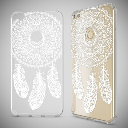 NALIA Handyhülle kompatibel mit Huawei P8 Lite 2017, Motiv Design Slim Silikon Case Cover, Crystal Schutzhülle Handy-Tasche Dünn, Muster Etui Backcover Smart-Phone Hülle