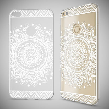 NALIA Handyhülle kompatibel mit Huawei P8 Lite 2017, Motiv Design Slim Silikon Case Cover, Crystal Schutzhülle Handy-Tasche Dünn, Muster Etui Backcover Smart-Phone Hülle