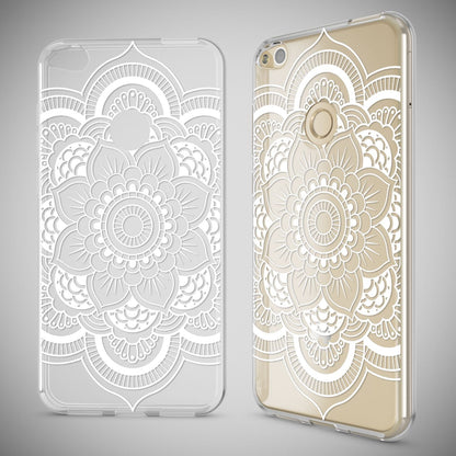 NALIA Handyhülle kompatibel mit Huawei P8 Lite 2017, Motiv Design Slim Silikon Case Cover, Crystal Schutzhülle Handy-Tasche Dünn, Muster Etui Backcover Smart-Phone Hülle