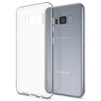 NALIA Transparente Silikonhülle für Samsung Galaxy S8 – Anti-Gelb & Rutschfest – GLAZE (Handyhülle Kristallklar, Schlank & Stoßfest) – Marke aus Berlin