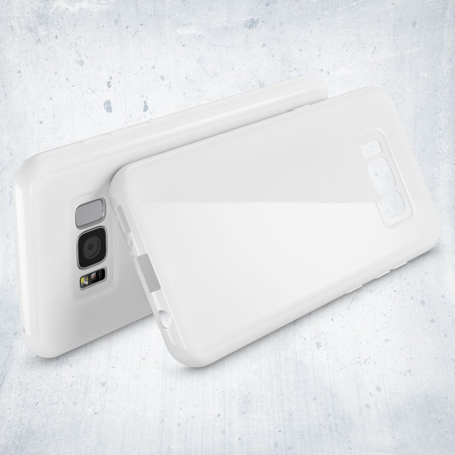 NALIA Handyhülle kompatibel mit Samsung Galaxy S8, Jelly Case Schutzhülle Ultra-Slim Silikon Back-Cover, Dünne Gummi Hülle Handy-Tasche Schale, Smart-Phone Bumper Skin Etui