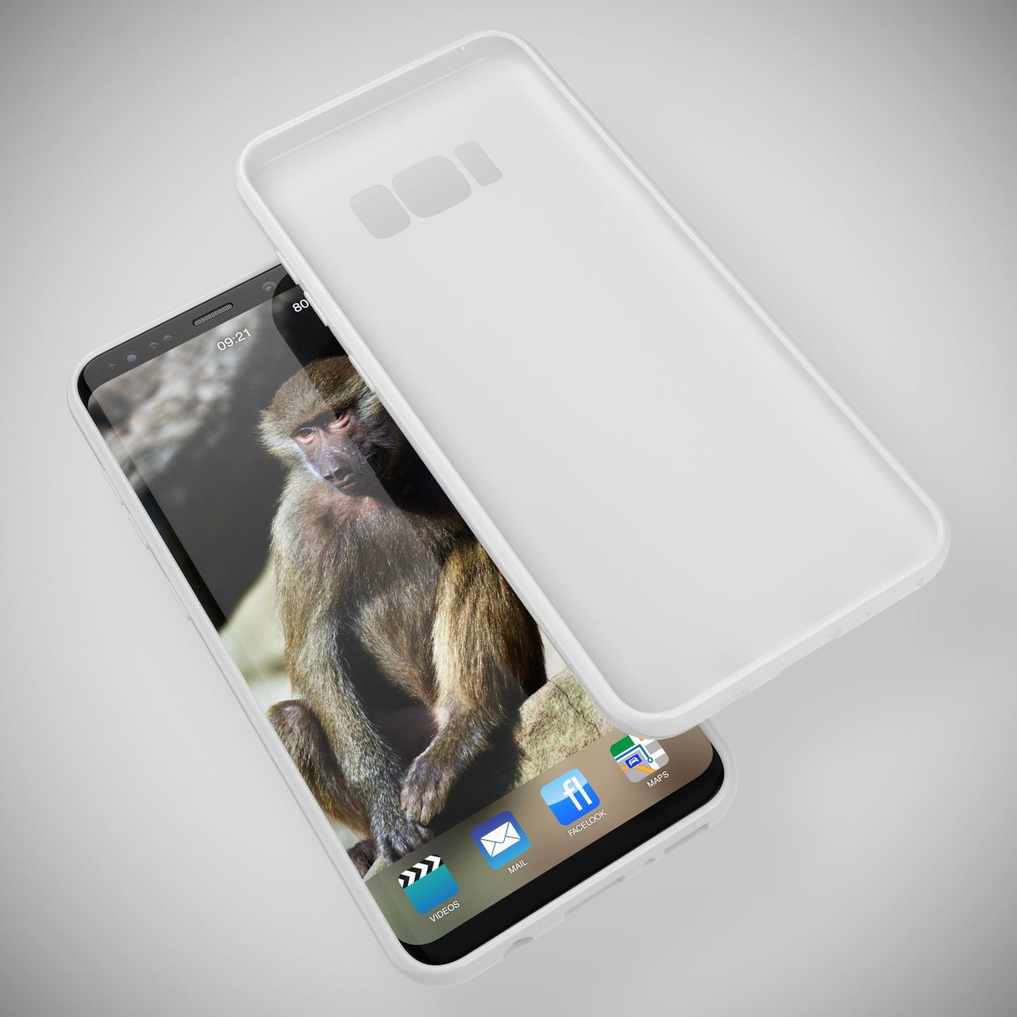 NALIA Handyhülle kompatibel mit Samsung Galaxy S8 Plus, Jelly Case Schutzhülle Ultra-Slim Silikon Back-Cover, Dünne Gummi Hülle Handy-Tasche Schale, Smart-Phone Bumper Skin Etui