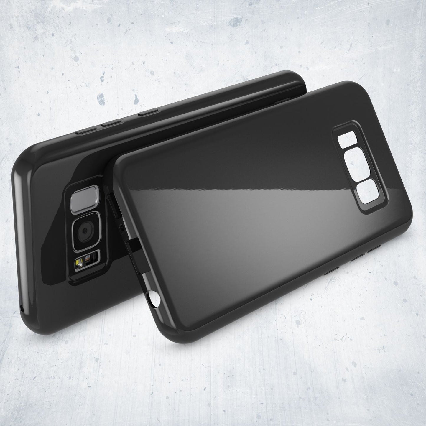 NALIA Handyhülle kompatibel mit Samsung Galaxy S8 Plus, Jelly Case Schutzhülle Ultra-Slim Silikon Back-Cover, Dünne Gummi Hülle Handy-Tasche Schale, Smart-Phone Bumper Skin Etui