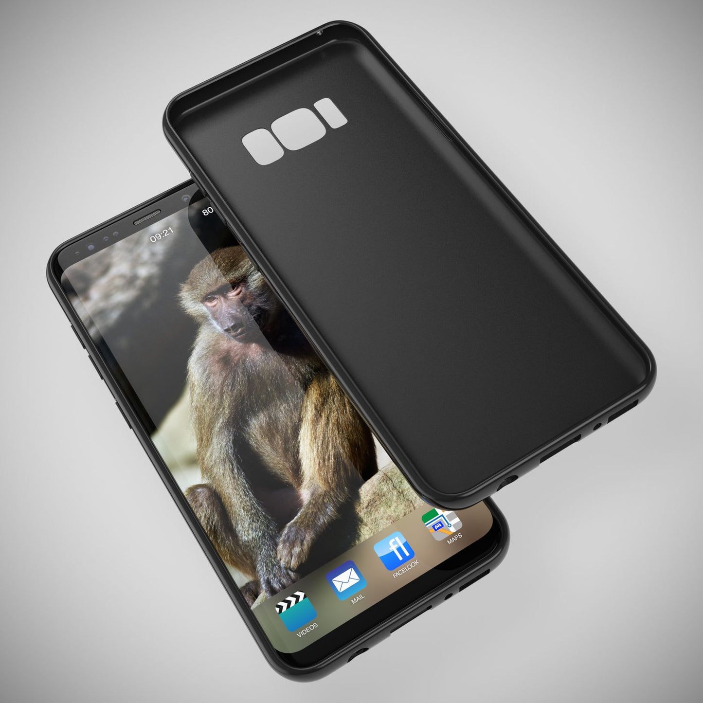 NALIA Handyhülle kompatibel mit Samsung Galaxy S8 Plus, Jelly Case Schutzhülle Ultra-Slim Silikon Back-Cover, Dünne Gummi Hülle Handy-Tasche Schale, Smart-Phone Bumper Skin Etui