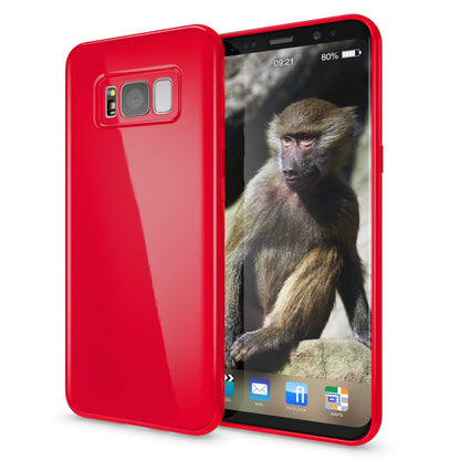 NALIA Handyhülle kompatibel mit Samsung Galaxy S8, Jelly Case Schutzhülle Ultra-Slim Silikon Back-Cover, Dünne Gummi Hülle Handy-Tasche Schale, Smart-Phone Bumper Skin Etui