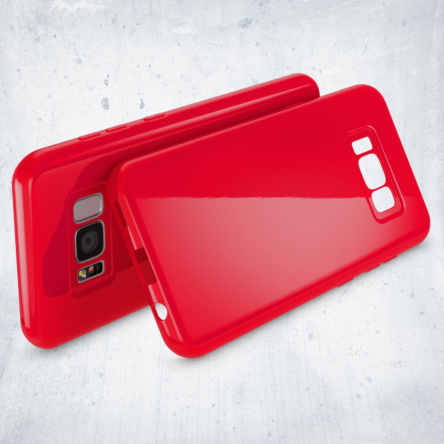 NALIA Handyhülle kompatibel mit Samsung Galaxy S8, Jelly Case Schutzhülle Ultra-Slim Silikon Back-Cover, Dünne Gummi Hülle Handy-Tasche Schale, Smart-Phone Bumper Skin Etui