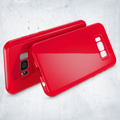 NALIA Handyhülle kompatibel mit Samsung Galaxy S8, Jelly Case Schutzhülle Ultra-Slim Silikon Back-Cover, Dünne Gummi Hülle Handy-Tasche Schale, Smart-Phone Bumper Skin Etui