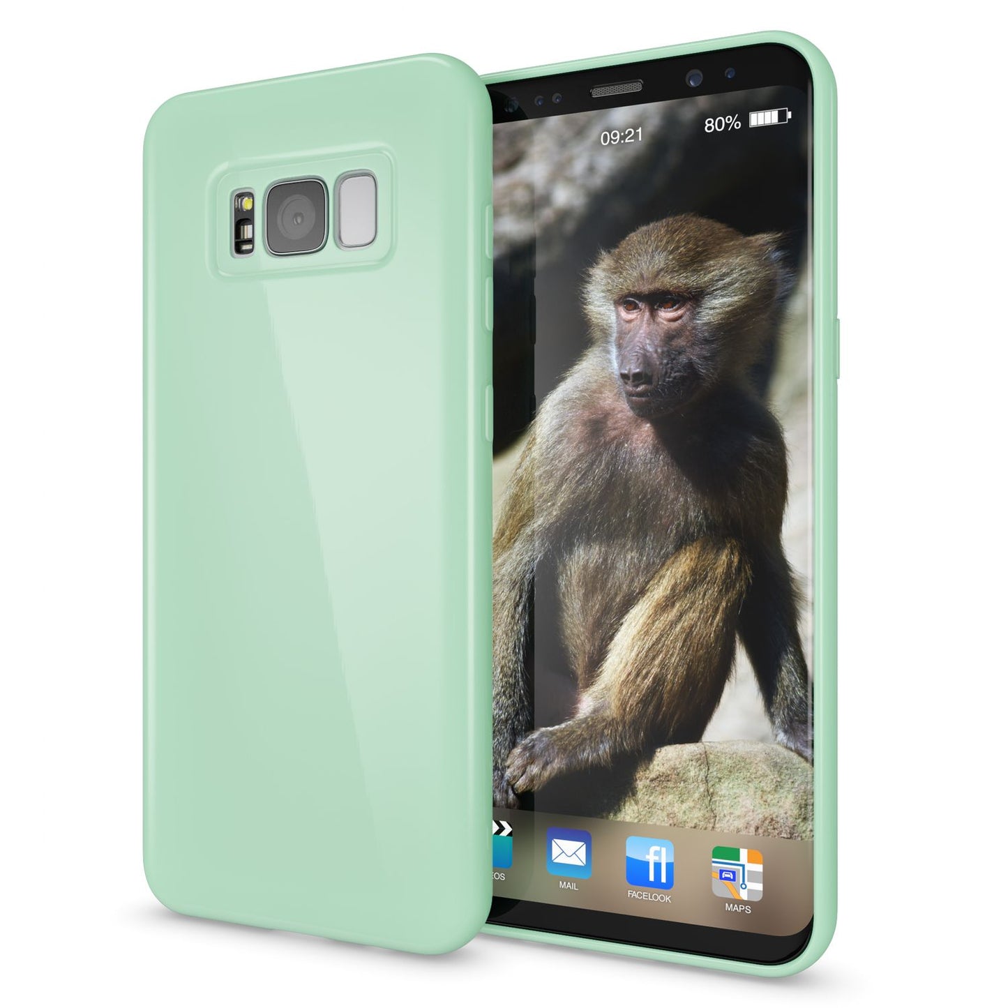 NALIA Handyhülle kompatibel mit Samsung Galaxy S8, Jelly Case Schutzhülle Ultra-Slim Silikon Back-Cover, Dünne Gummi Hülle Handy-Tasche Schale, Smart-Phone Bumper Skin Etui