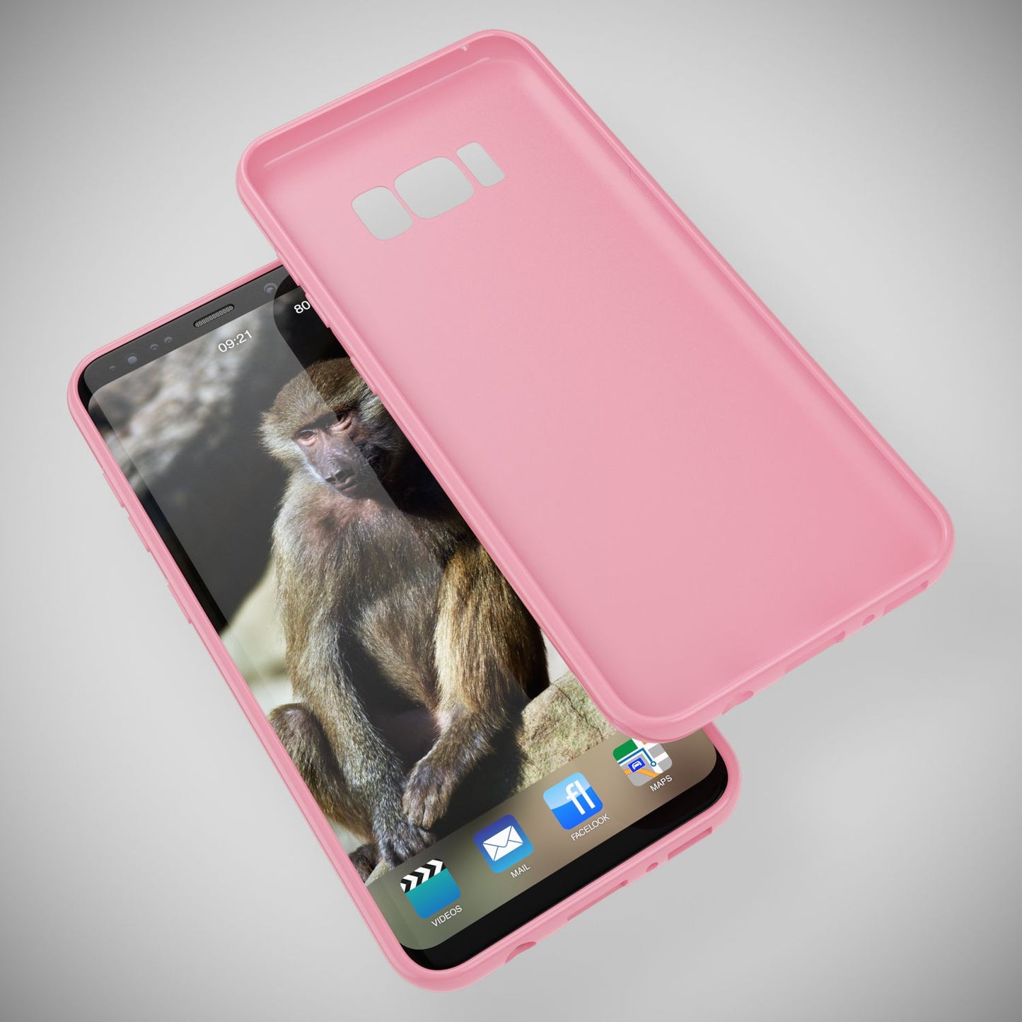NALIA Handyhülle kompatibel mit Samsung Galaxy S8, Jelly Case Schutzhülle Ultra-Slim Silikon Back-Cover, Dünne Gummi Hülle Handy-Tasche Schale, Smart-Phone Bumper Skin Etui