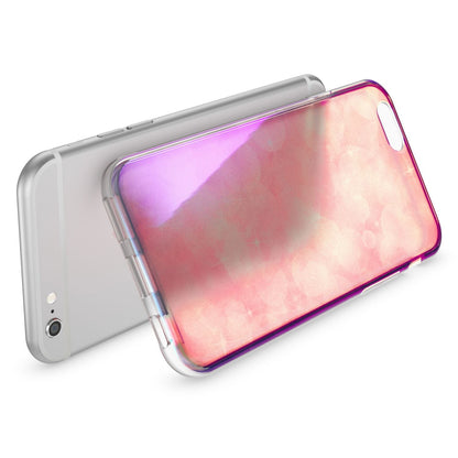 NALIA Handyhülle kompatibel mit iPhone 6 6S, Motiv Glitzer Design Slim Silikon Case Cover, Crystal Schutzhülle Dünn Durchsichtig, Handy-Tasche Hülle Backcover Bumper Etui