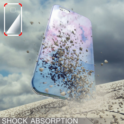 NALIA Handyhülle kompatibel mit iPhone 6 6S, Motiv Glitzer Design Slim Silikon Case Cover, Crystal Schutzhülle Dünn Durchsichtig, Handy-Tasche Hülle Backcover Bumper Etui