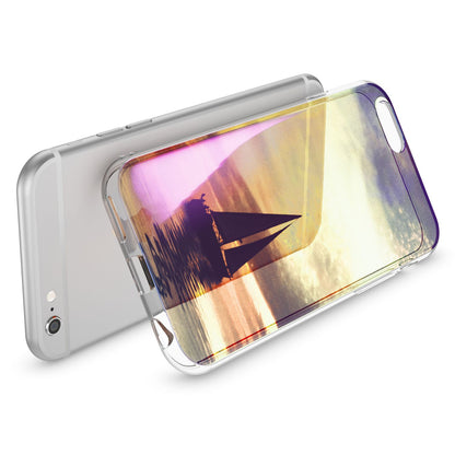 NALIA Handyhülle kompatibel mit iPhone 6 6S, Motiv Glitzer Design Slim Silikon Case Cover, Crystal Schutzhülle Dünn Durchsichtig, Handy-Tasche Hülle Backcover Bumper Etui