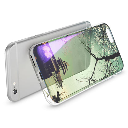 NALIA Handyhülle kompatibel mit iPhone 6 6S, Motiv Glitzer Design Slim Silikon Case Cover, Crystal Schutzhülle Dünn Durchsichtig, Handy-Tasche Hülle Backcover Bumper Etui