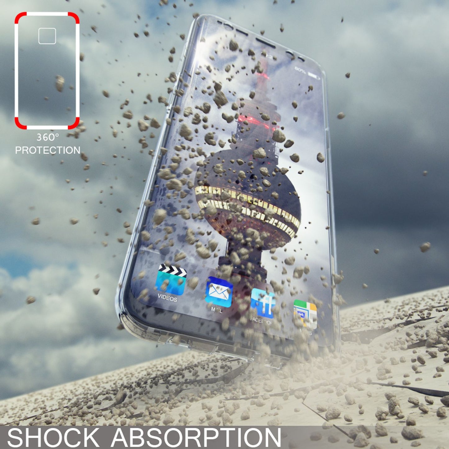 NALIA 360 Grad Hülle kompatibel mit Samsung Galaxy S8, Full Cover Rundum Doppel-Schutz Handyhülle, Dünnes Ganzkörper Silikon Case, Transparente Schutzhülle Vorne & Hinten Schale