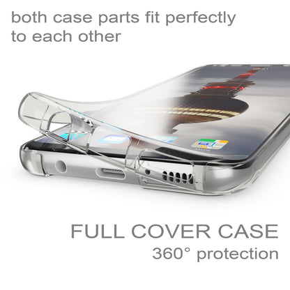 NALIA 360 Grad Hülle kompatibel mit Samsung Galaxy S8 Plus, Full Cover Rundum Doppel-Schutz Handyhülle Dünn, Ganzkörper Silikon Case Transparente Schutzhülle Vorne & Hinten Schale