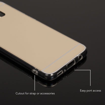 NALIA Spiegel Hülle kompatibel mit Samsung Galaxy S8, Ultra-Slim Mirror Case TPU Silikon Handyhülle, Dünne Schutzhülle Back-Cover verspiegelt, Handy-Tasche Bumper Smart-Phone Etui