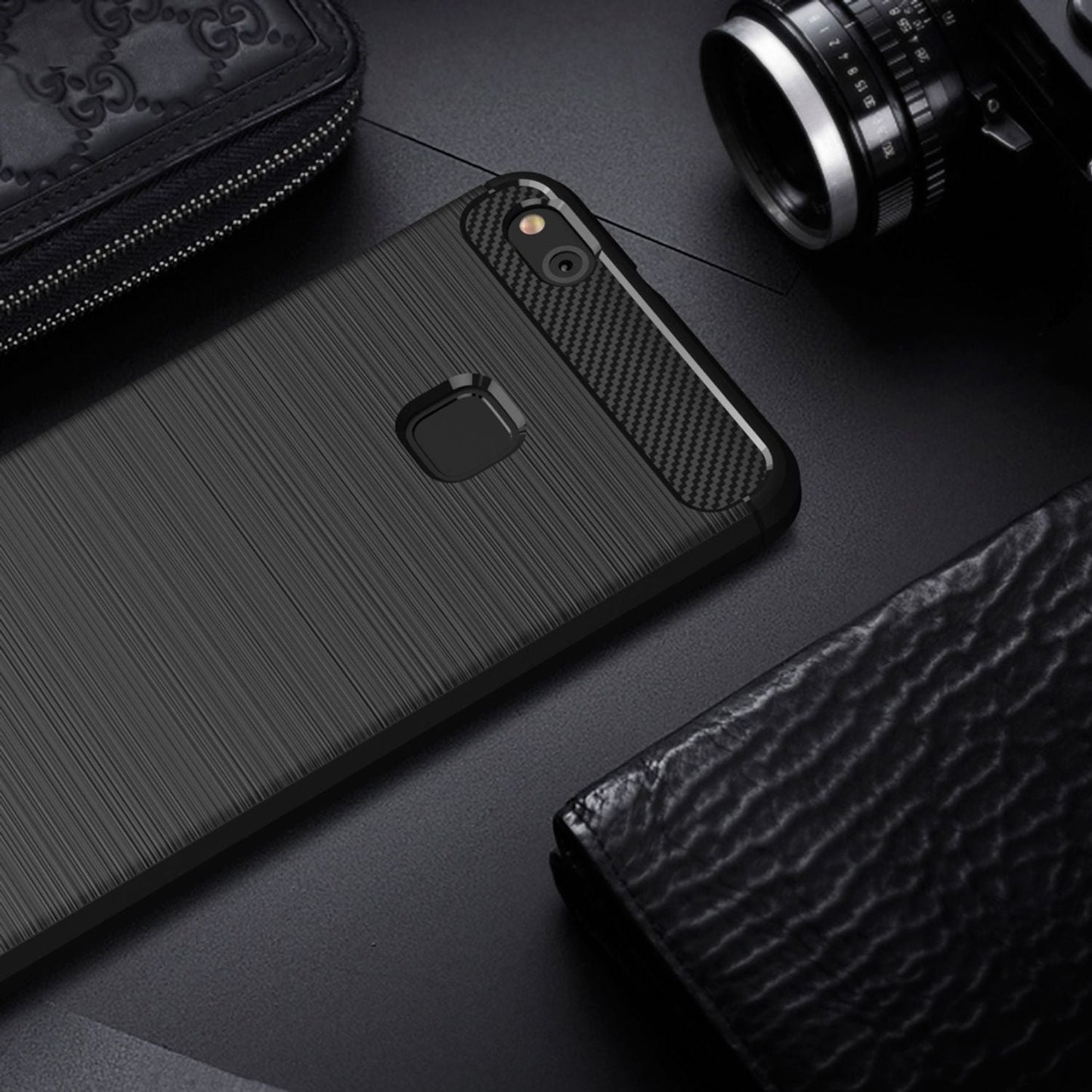 Huawei P10 Lite Hülle Handyhülle von NALIA, Dünnes Silikon TPU Cover Case Bumper