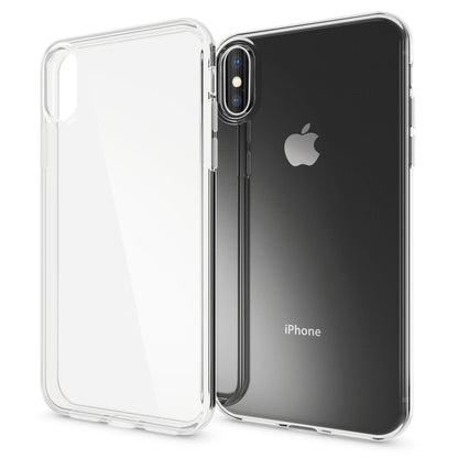 NALIA Transparente Silikonhülle für iPhone XS Max – Anti-Gelb & Rutschfest – GLAZE (Handyhülle Kristallklar, Schlank & Stoßfest) – Marke aus Berlin