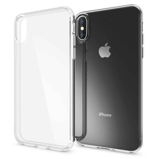 NALIA Transparente Silikonhülle für iPhone XS Max – Anti-Gelb & Rutschfest – GLAZE (Handyhülle Kristallklar, Schlank & Stoßfest) – Marke aus Berlin