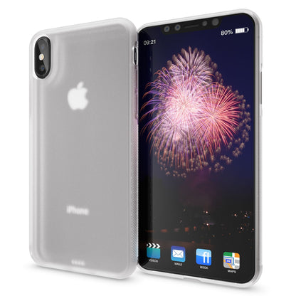 NALIA Handyhülle kompatibel mit iPhone X XS, Matte Anti-Rutsch Silikon Schutzhülle Dünn, Ultra-Slim Back-Cover Case Gummi Hülle, Etui Handy-Tasche Schale Smart-Phone Skin Bumper