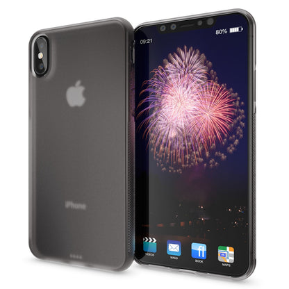 NALIA Handyhülle kompatibel mit iPhone X XS, Matte Anti-Rutsch Silikon Schutzhülle Dünn, Ultra-Slim Back-Cover Case Gummi Hülle, Etui Handy-Tasche Schale Smart-Phone Skin Bumper