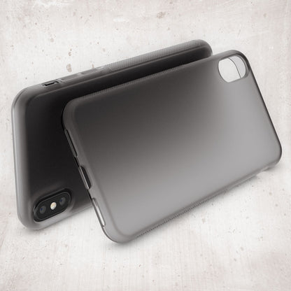 NALIA Handyhülle kompatibel mit iPhone X XS, Matte Anti-Rutsch Silikon Schutzhülle Dünn, Ultra-Slim Back-Cover Case Gummi Hülle, Etui Handy-Tasche Schale Smart-Phone Skin Bumper