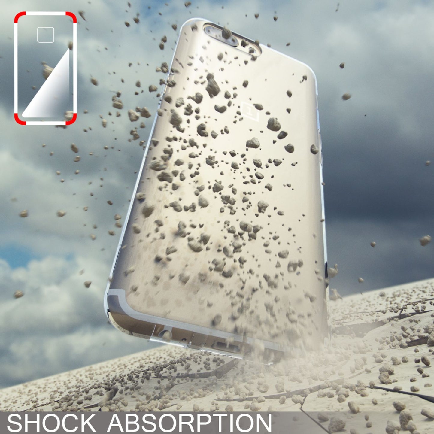NALIA Transparente Silikonhülle für OnePlus 5 – Anti-Gelb & Rutschfest – GLAZE (Handyhülle Kristallklar, Schlank & Stoßfest) – Marke aus Berlin