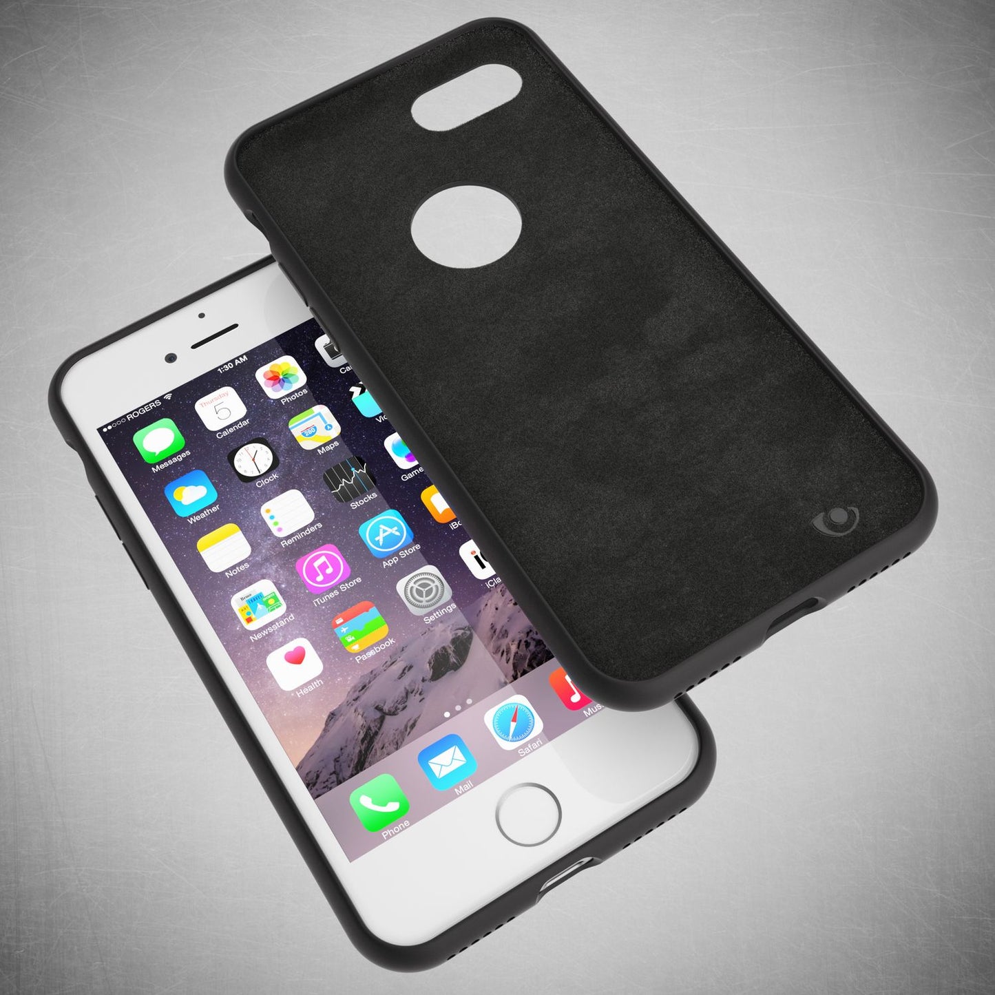 NALIA Liquid Silikon Hülle kompatibel mit iPhone 7, Ultra-Slim Handyhülle Hard-Case mit Silk Touch & Microfaser, Dünnes Cover Schutzhülle Skin, Etui Handy-Tasche Backcover Bumper