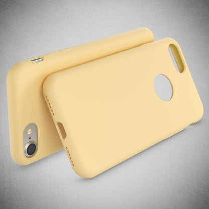 NALIA Liquid Silikon Hülle kompatibel mit iPhone 7, Ultra-Slim Handyhülle Hard-Case mit Silk Touch & Microfaser, Dünnes Cover Schutzhülle Skin, Etui Handy-Tasche Backcover Bumper
