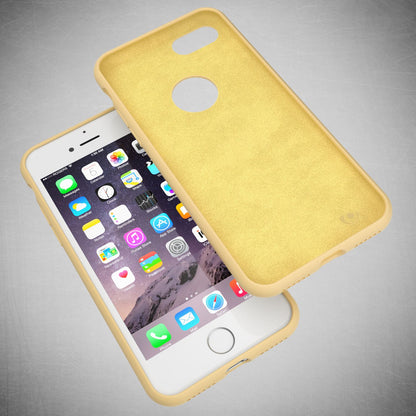 NALIA Liquid Silikon Hülle kompatibel mit iPhone 7, Ultra-Slim Handyhülle Hard-Case mit Silk Touch & Microfaser, Dünnes Cover Schutzhülle Skin, Etui Handy-Tasche Backcover Bumper