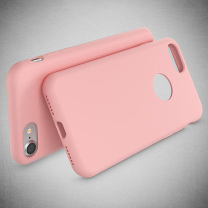 NALIA Liquid Silikon Hülle kompatibel mit iPhone 7, Ultra-Slim Handyhülle Hard-Case mit Silk Touch & Microfaser, Dünnes Cover Schutzhülle Skin, Etui Handy-Tasche Backcover Bumper