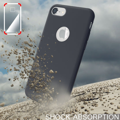 NALIA Liquid Silikon Hülle kompatibel mit iPhone 8, Ultra-Slim Handyhülle Hard-Case mit Silk Touch & Microfaser, Dünnes Cover Schutzhülle Skin, Etui Handy-Tasche Backcover Bumper