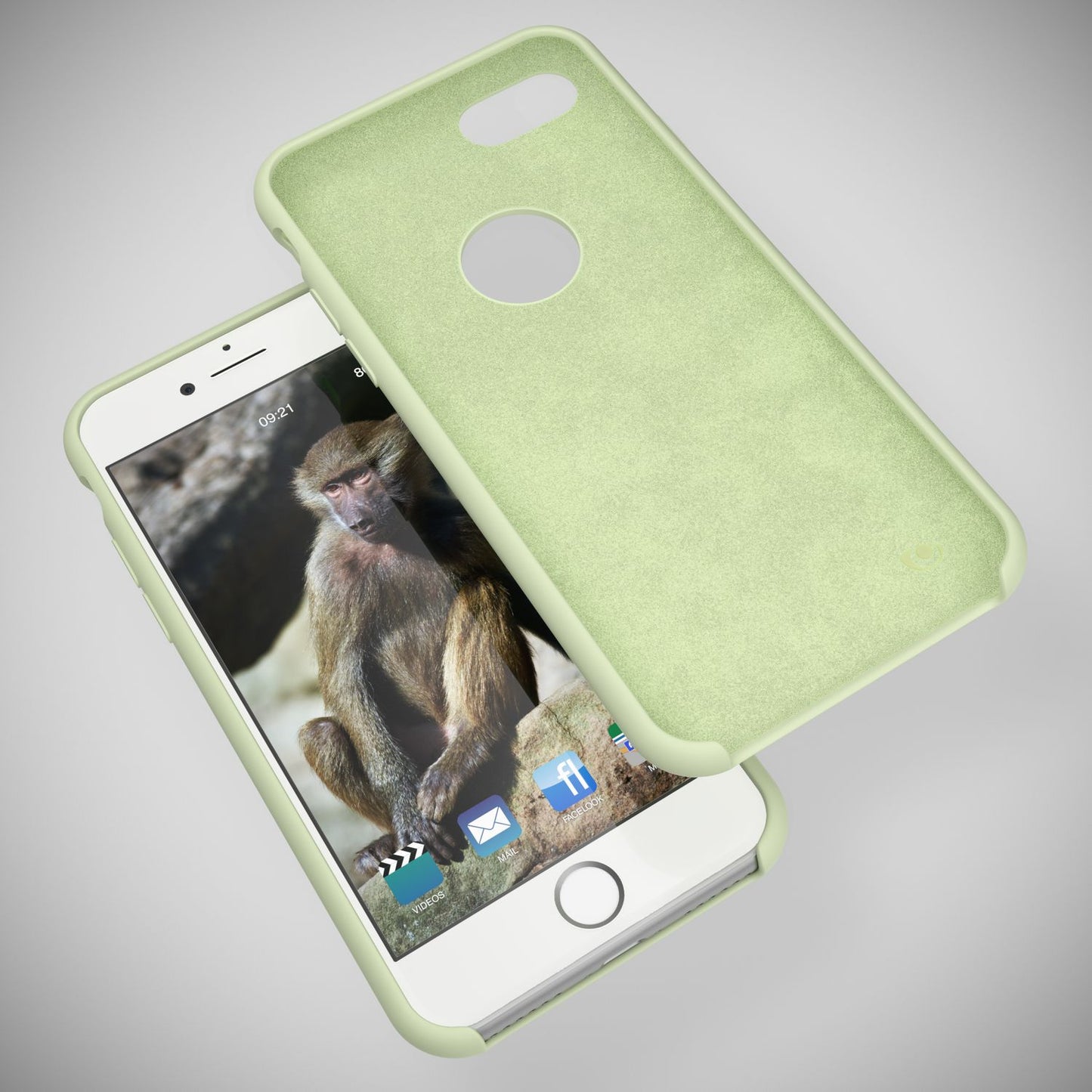 NALIA Liquid Silikon Hülle kompatibel mit iPhone 8, Ultra-Slim Handyhülle Hard-Case mit Silk Touch & Microfaser, Dünnes Cover Schutzhülle Skin, Etui Handy-Tasche Backcover Bumper