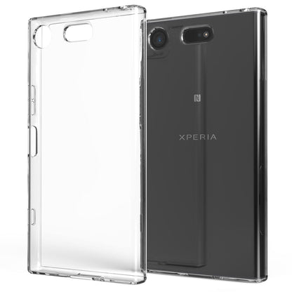 NALIA Transparente Silikonhülle für Sony Xperia XZ1 – Anti-Gelb & Rutschfest – GLAZE (Handyhülle Kristallklar, Schlank & Stoßfest) – Marke aus Berlin