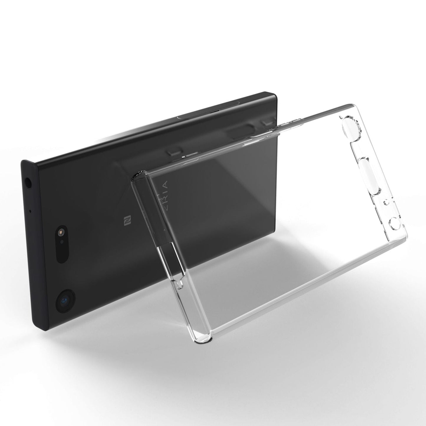 NALIA Transparente Silikonhülle für Sony Xperia XZ1 – Anti-Gelb & Rutschfest – GLAZE (Handyhülle Kristallklar, Schlank & Stoßfest) – Marke aus Berlin