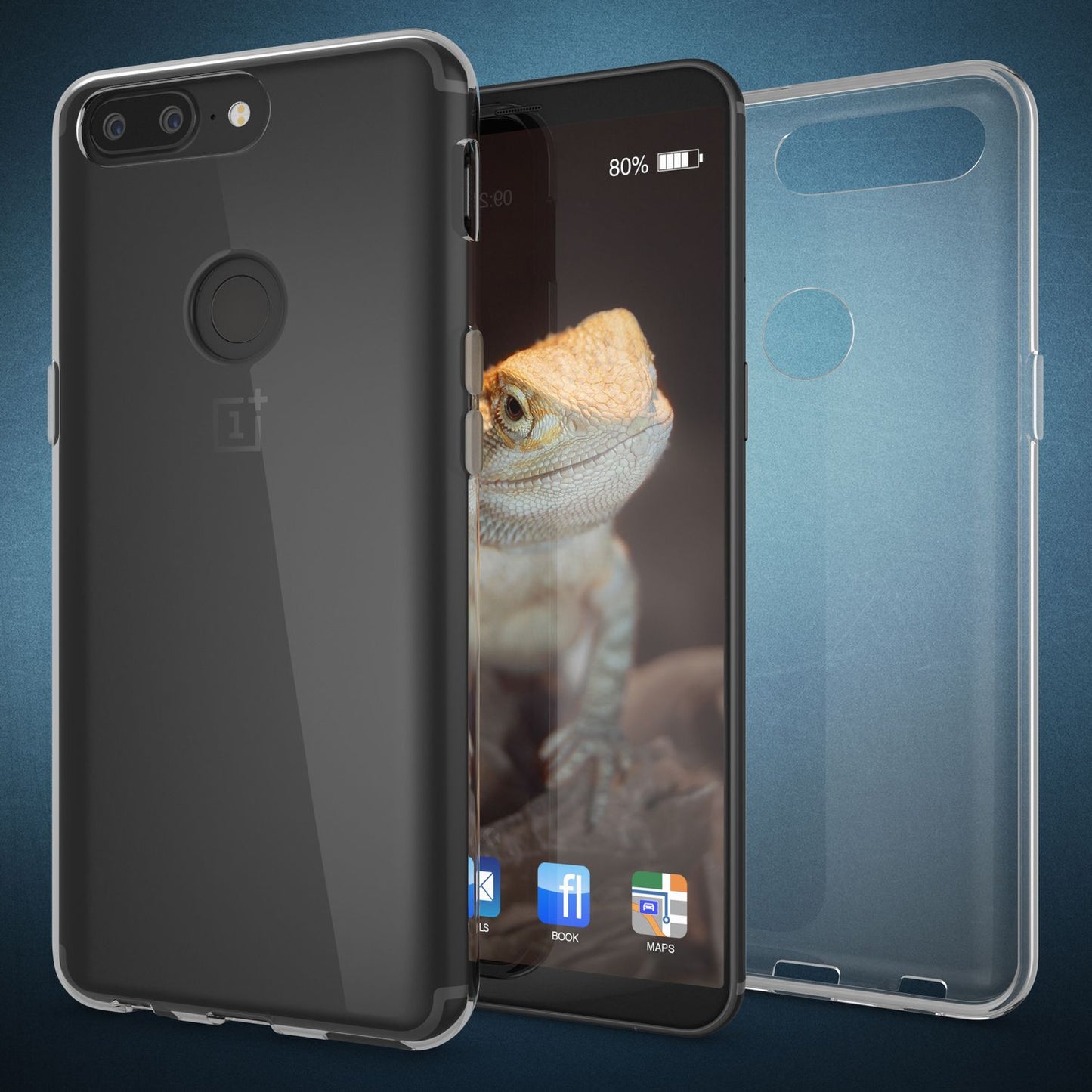 NALIA Transparente Silikonhülle für OnePlus 5T – Anti-Gelb & Rutschfest – GLAZE (Handyhülle Kristallklar, Schlank & Stoßfest) – Marke aus Berlin