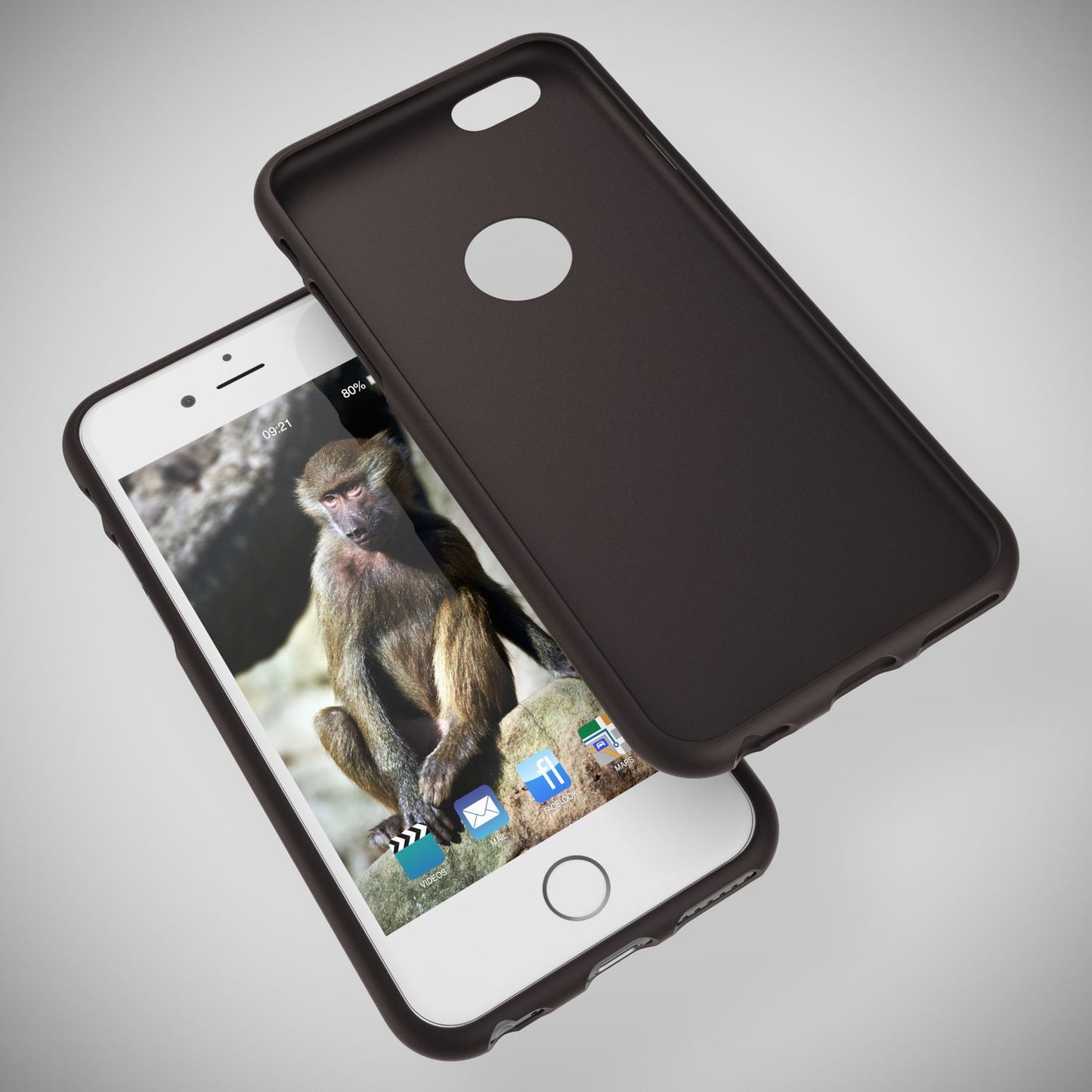 NALIA Neon Silikonhülle für iPhone 6 / 6s – Soft-Touch & Signal-Neon – NEONSHOCK (Matte Schutzhülle) – Marke aus Berlin