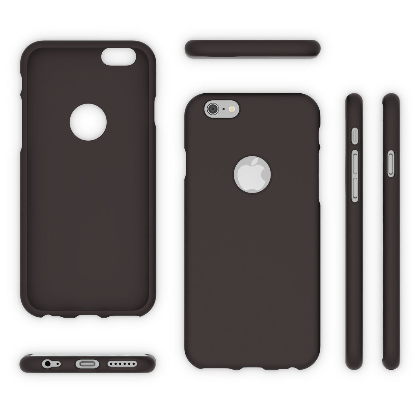 NALIA Neon Silikonhülle für iPhone 6 / 6s – Soft-Touch & Signal-Neon – NEONSHOCK (Matte Schutzhülle) – Marke aus Berlin