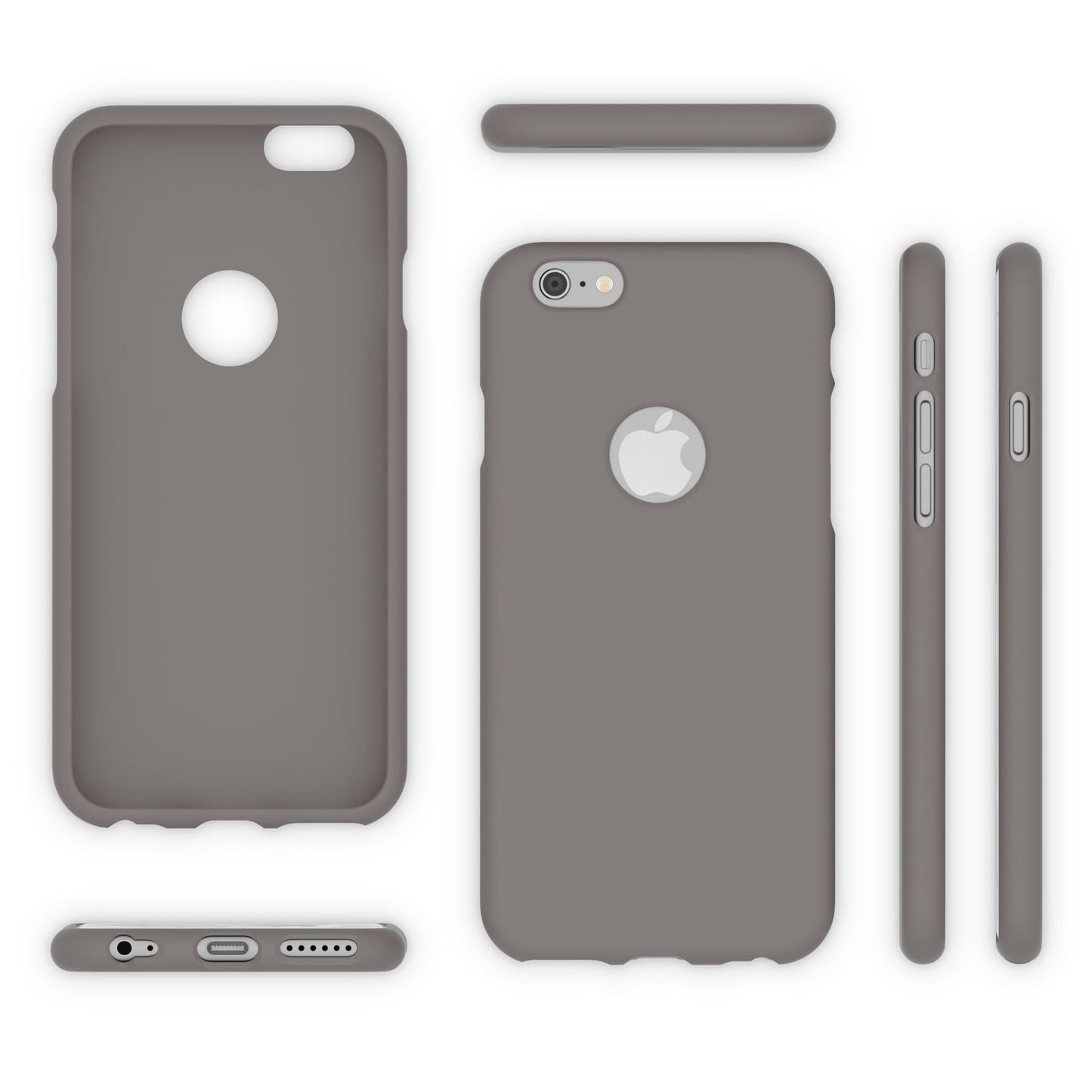 NALIA Neon Silikonhülle für iPhone 6 / 6s – Soft-Touch & Signal-Neon – NEONSHOCK (Matte Schutzhülle) – Marke aus Berlin