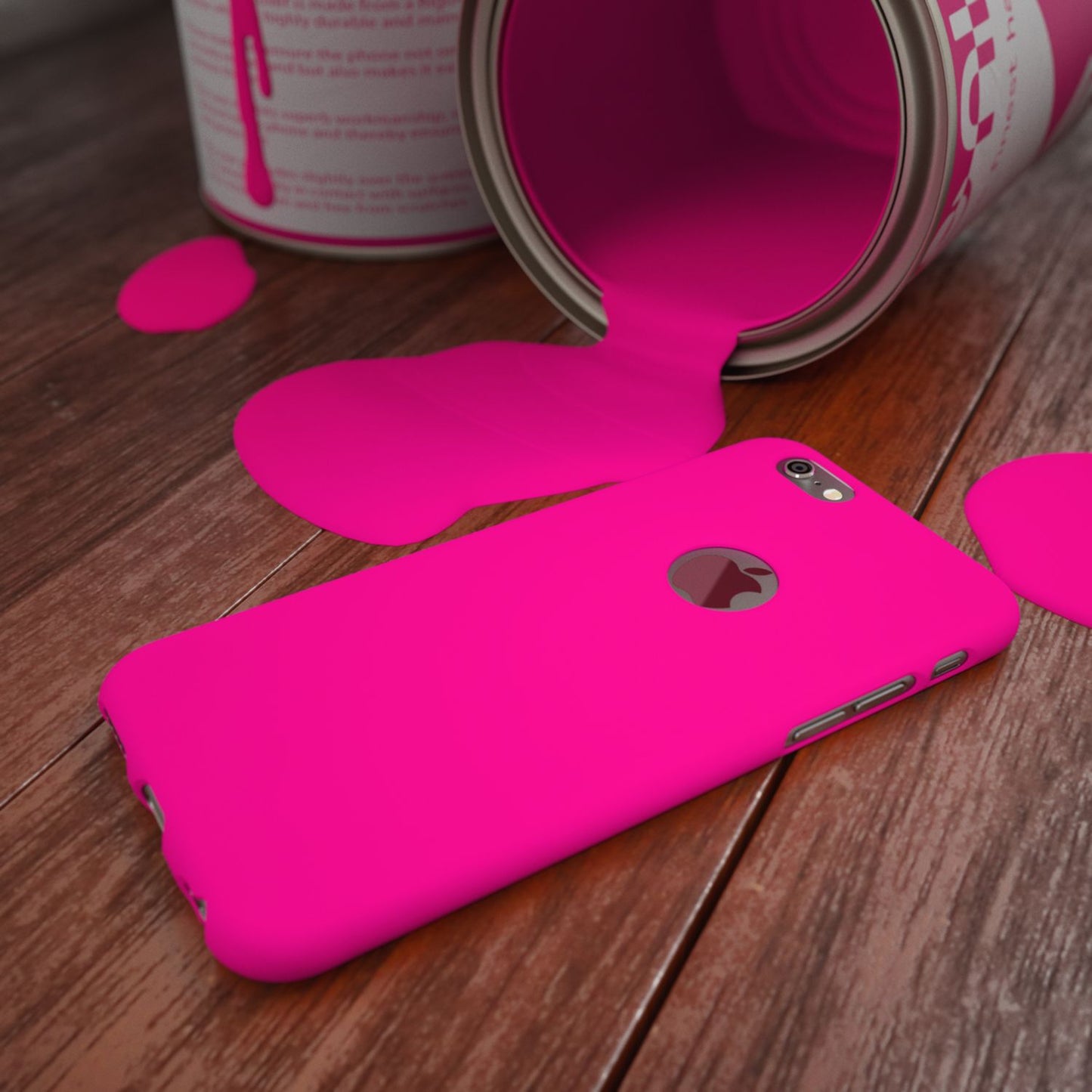 NALIA Neon Silikonhülle für iPhone 6 / 6s – Soft-Touch & Signal-Neon – NEONSHOCK (Matte Schutzhülle) – Marke aus Berlin