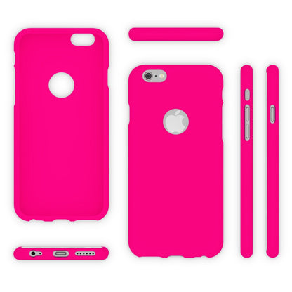 NALIA Neon Silikonhülle für iPhone 6 / 6s – Soft-Touch & Signal-Neon – NEONSHOCK (Matte Schutzhülle) – Marke aus Berlin