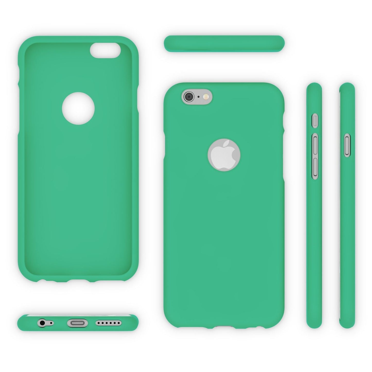 NALIA Neon Silikonhülle für iPhone 6 / 6s – Soft-Touch & Signal-Neon – NEONSHOCK (Matte Schutzhülle) – Marke aus Berlin