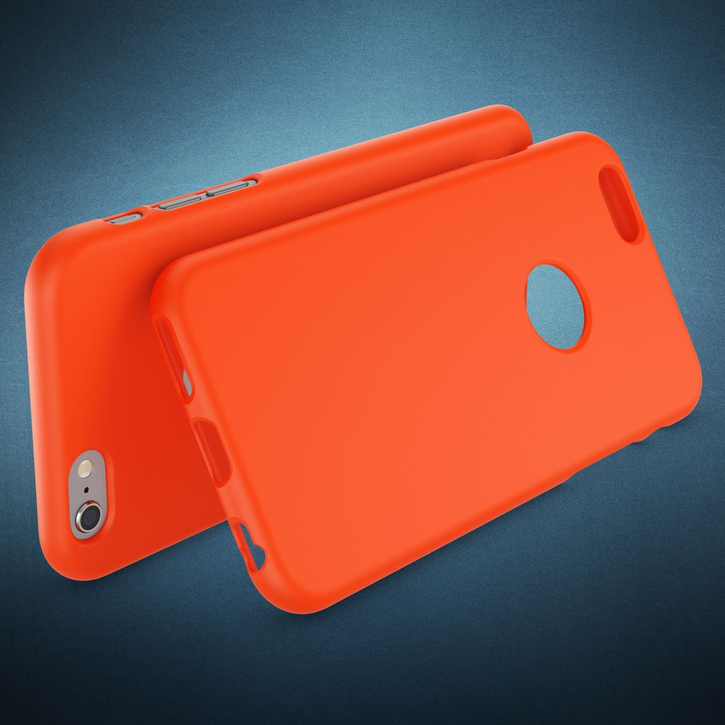 NALIA Neon Silikonhülle für iPhone 6 / 6s – Soft-Touch & Signal-Neon – NEONSHOCK (Matte Schutzhülle) – Marke aus Berlin