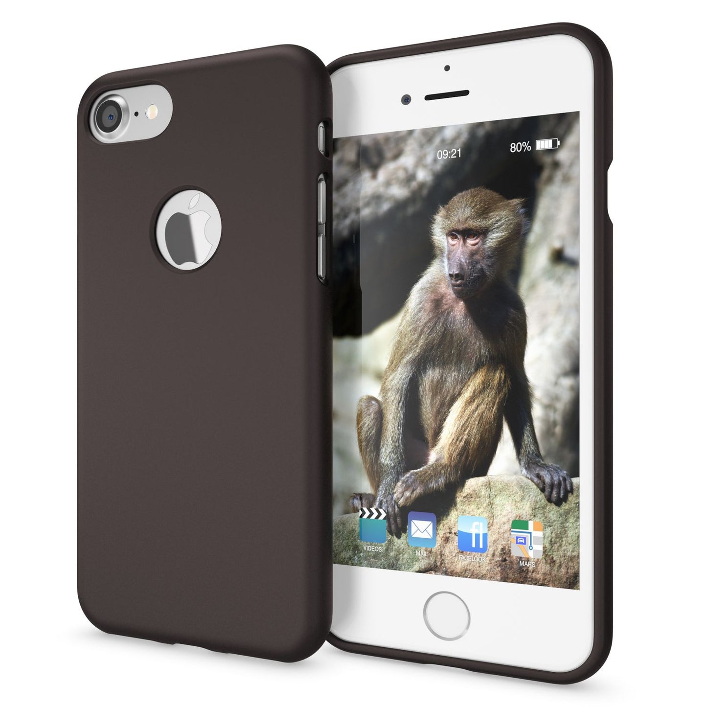 NALIA Neon Silikonhülle für iPhone 7 – Soft-Touch & Signal-Neon – NEONSHOCK (Matte Schutzhülle) – Marke aus Berlin