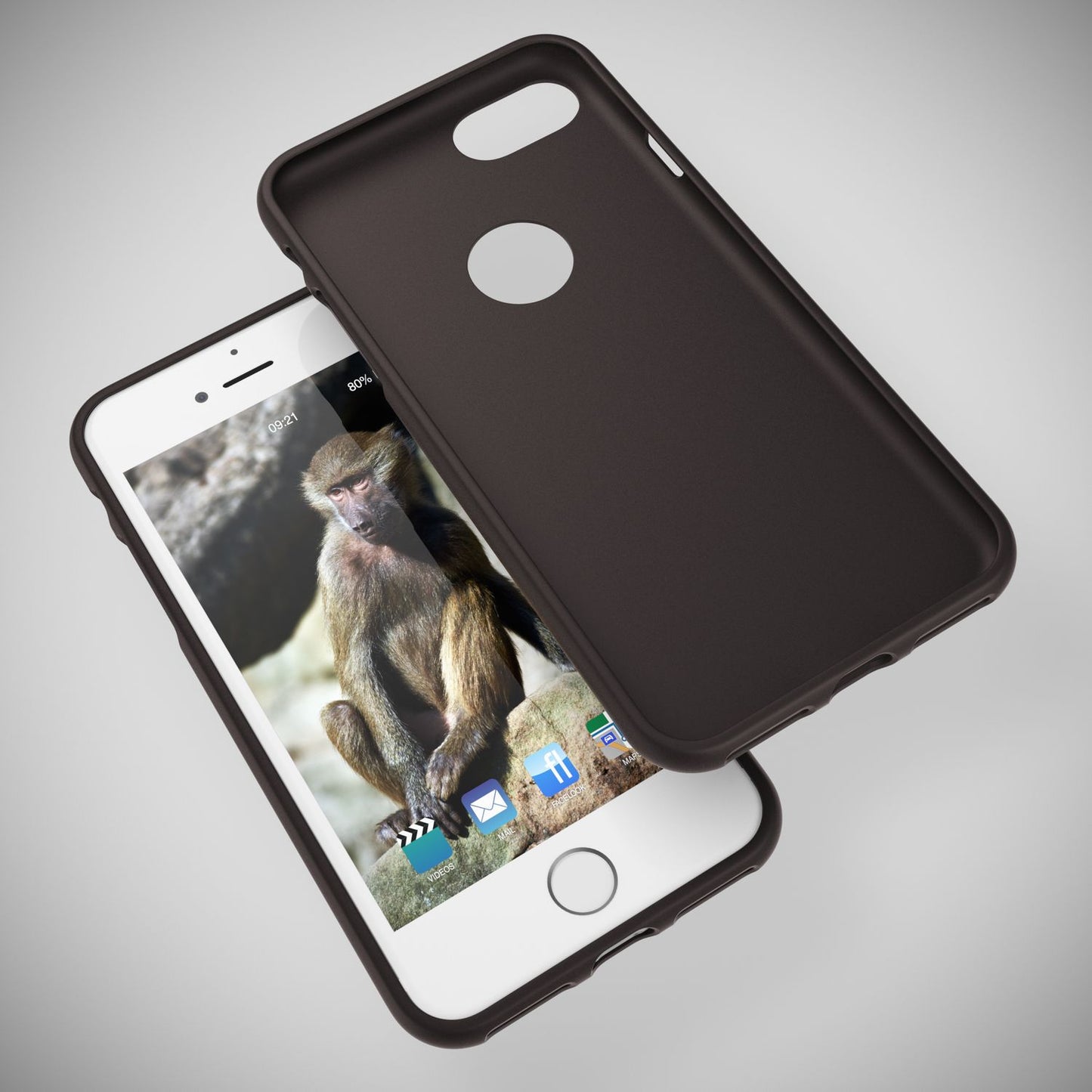 NALIA Neon Silikonhülle für iPhone 7 – Soft-Touch & Signal-Neon – NEONSHOCK (Matte Schutzhülle) – Marke aus Berlin